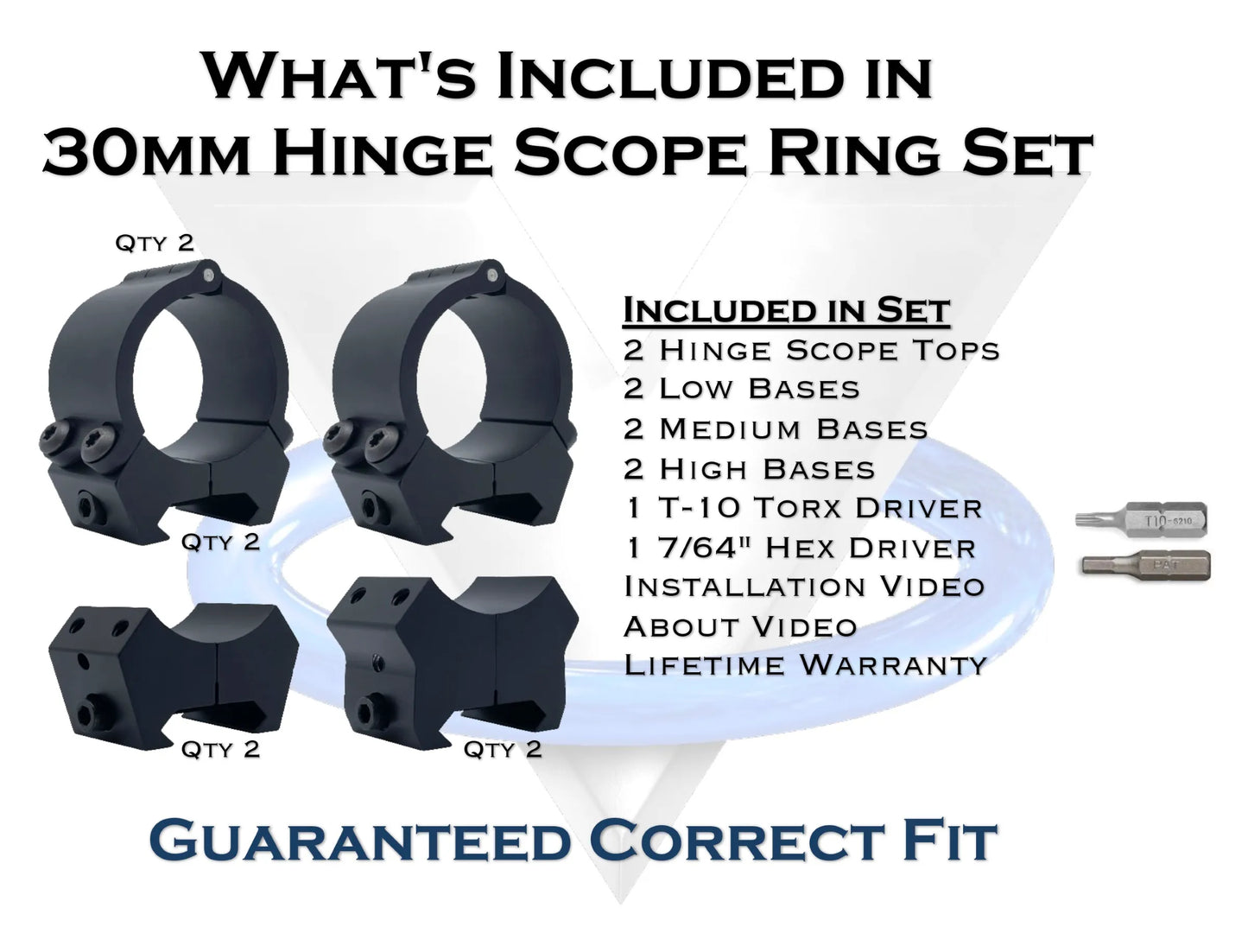 Hinge – 30 mm Scope Rings