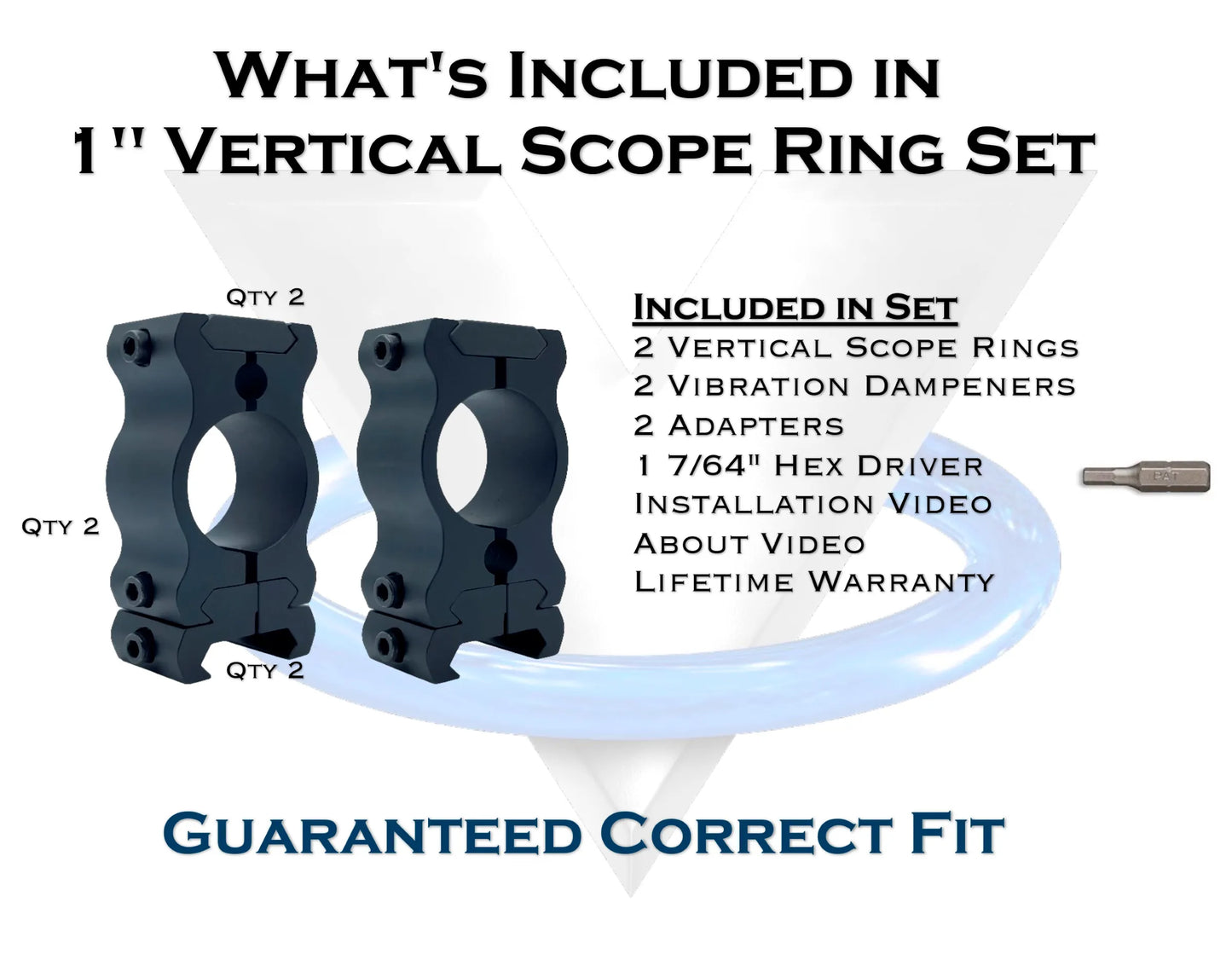 Vertical -1" Scope Rings