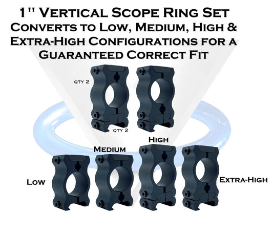 Vertical -1" Scope Rings