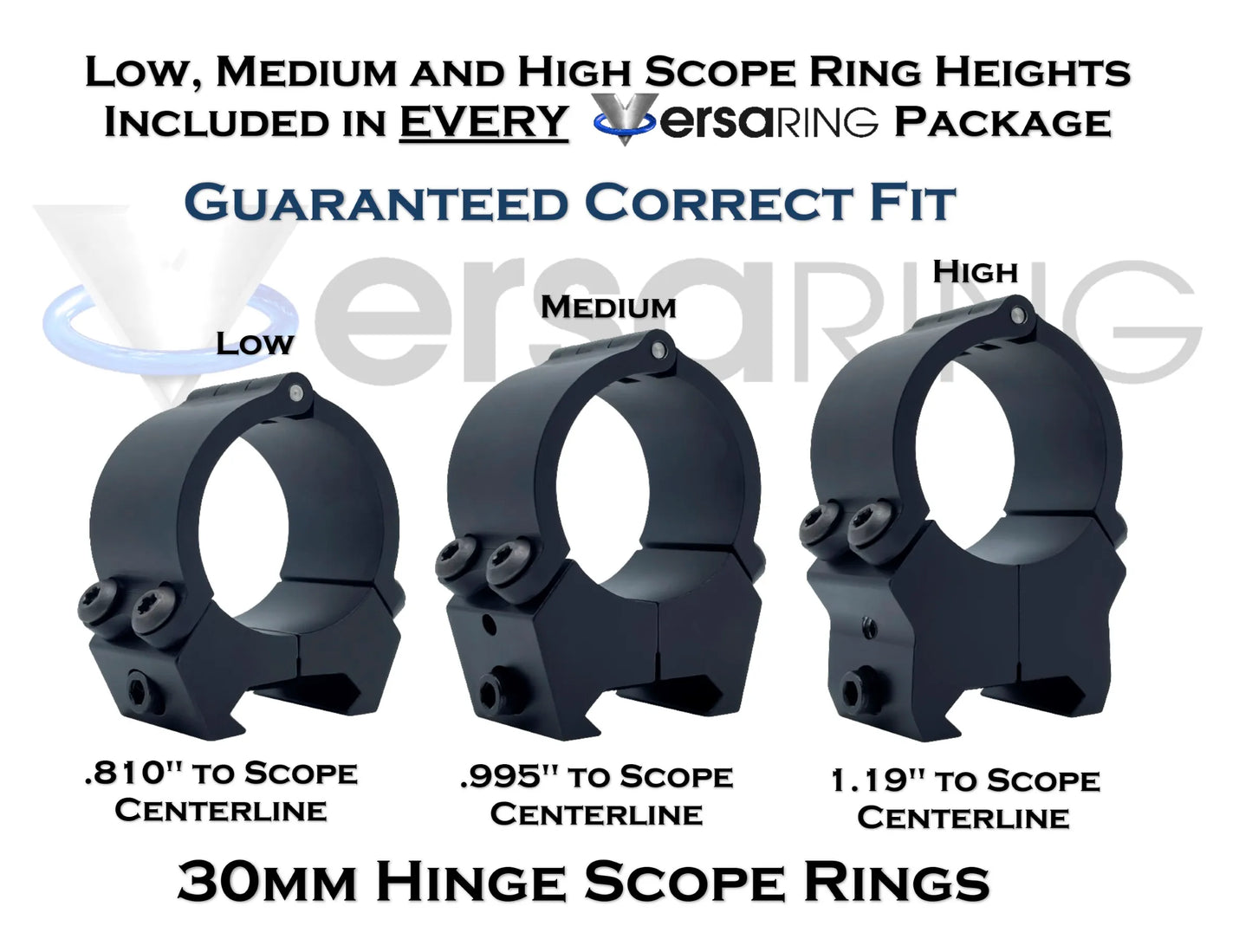 Hinge – 30 mm Scope Rings