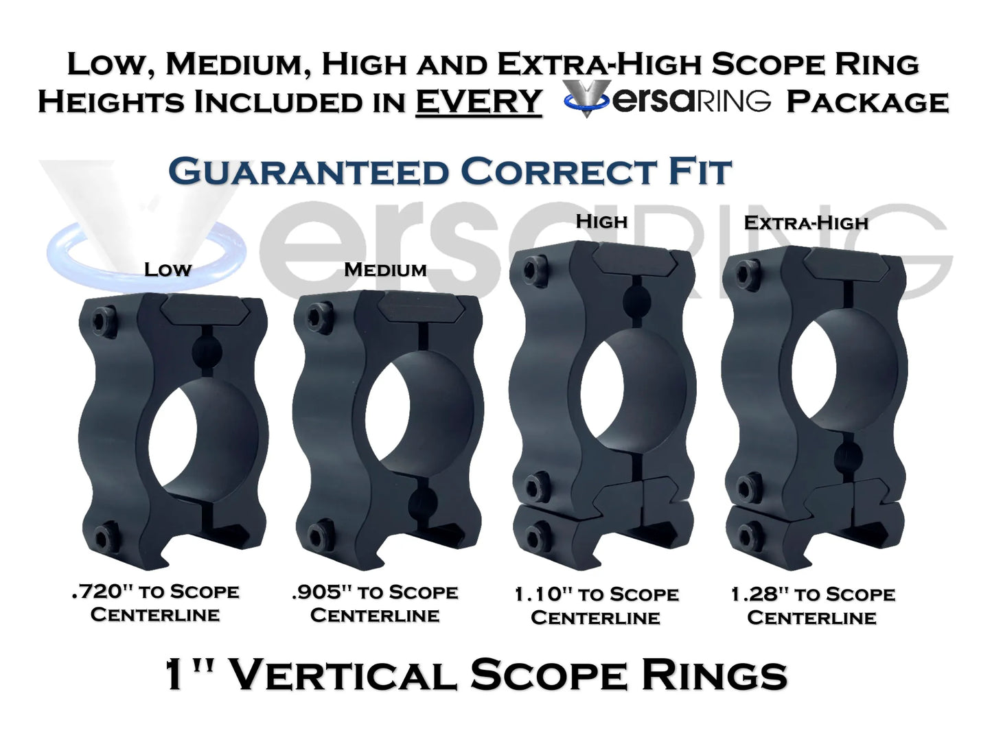 Vertical -1" Scope Rings